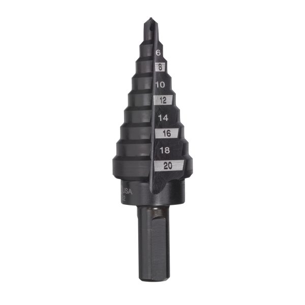 Broca escalonada 4 a 20mm - paso de 2mm