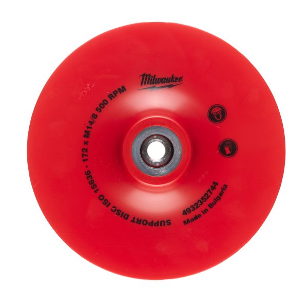 Plato flexible 170mm eje de 22'2 con tuerca M14