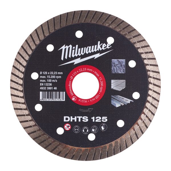 Disco diamante TURBO Extrafino - DHTS 125mm 1'2mm