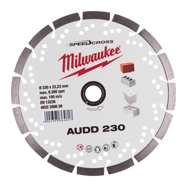 Disco diamante SPEEDCROSS Mat.Abrasivos - AUDD 230mm