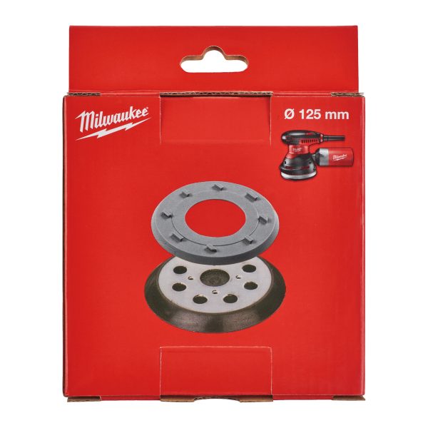 Plato Ø 125mm, 8 ag.para ROS 125E (4 tornillos)