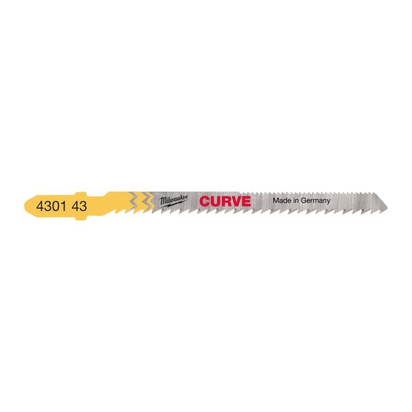 Segueta Cort.curvos con dentado trasero 75mm paso 2'5/2'5mm - 5uds