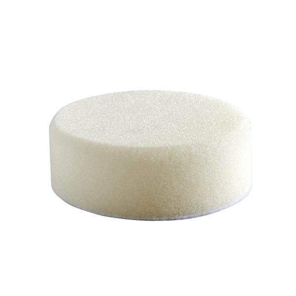 Esponja BLANDA para pulir con fijación rápida 80mm para M12 (blanca)