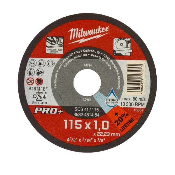 D.abrasivo PRO+ 1mm - SCS 41 / 115mm (Pedir en múltiplos de 50uds)