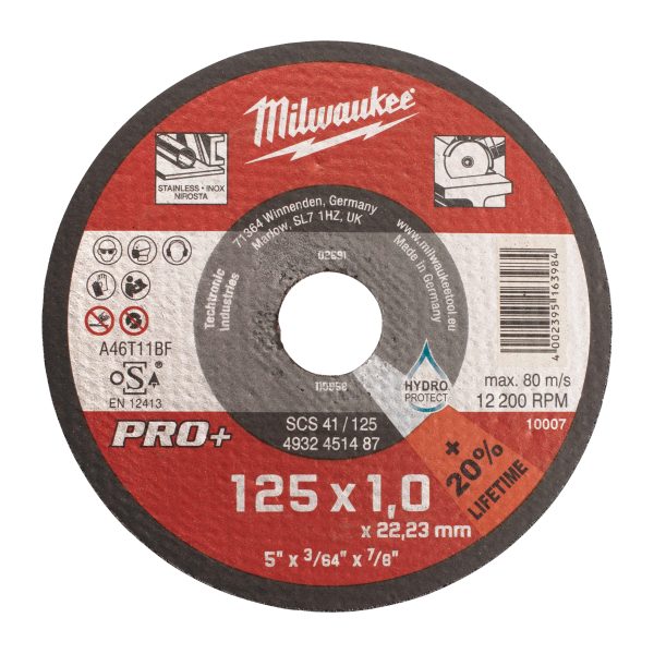 D.abrasivo PRO+ 1mm - SCS 41 / 125mm (Pedir en múltiplos de 50uds)
