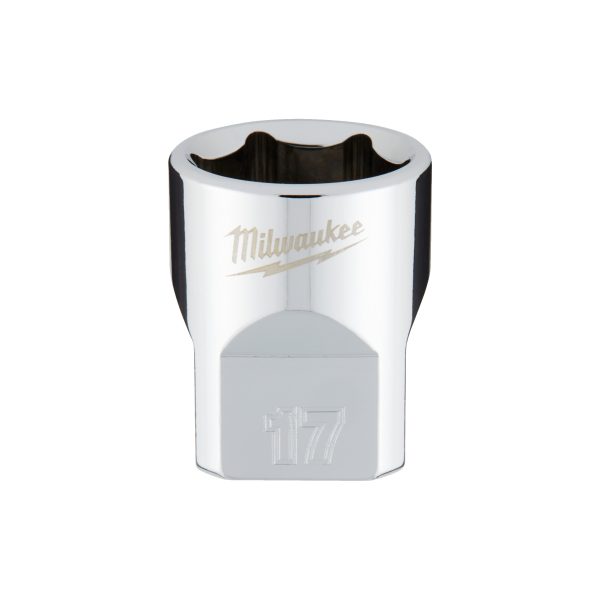 Vaso corto de 3/8" de 17mm