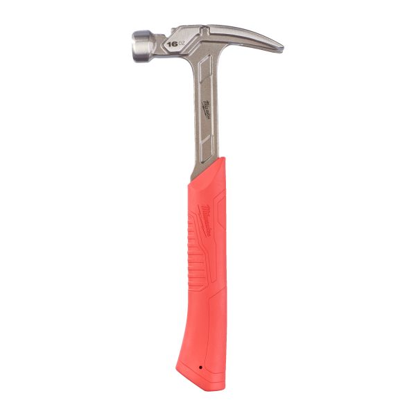 Martillo de uñas rectas y mango de acero 450g