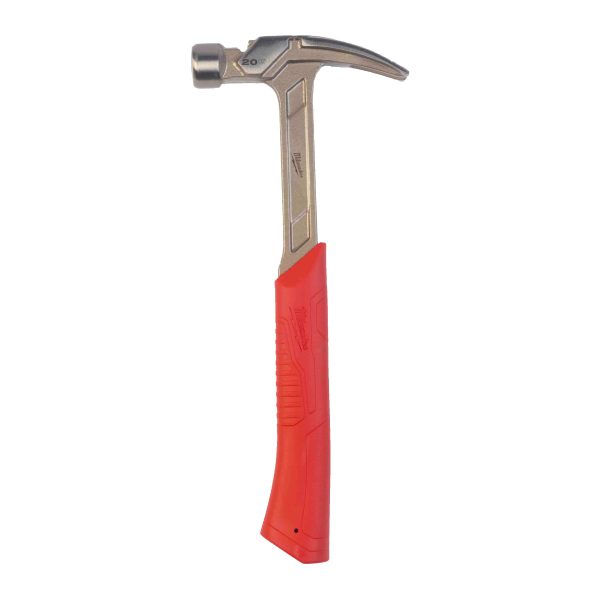 Martillo de uñas rectas y mango de acero 570g