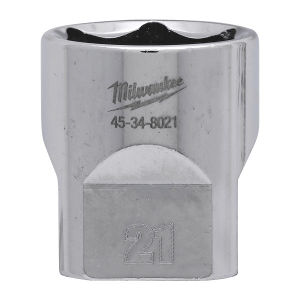 Vaso corto de 3/8" de 21mm
