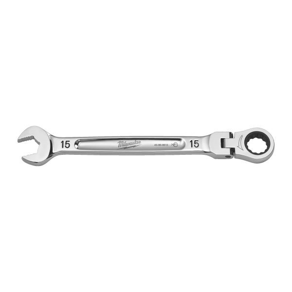Llave combinada MAX BITE™ articuladas con carraca de 15mm