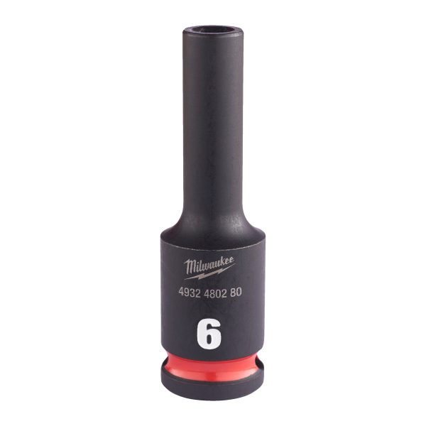 Vaso de impacto 3/8" largo 6mm