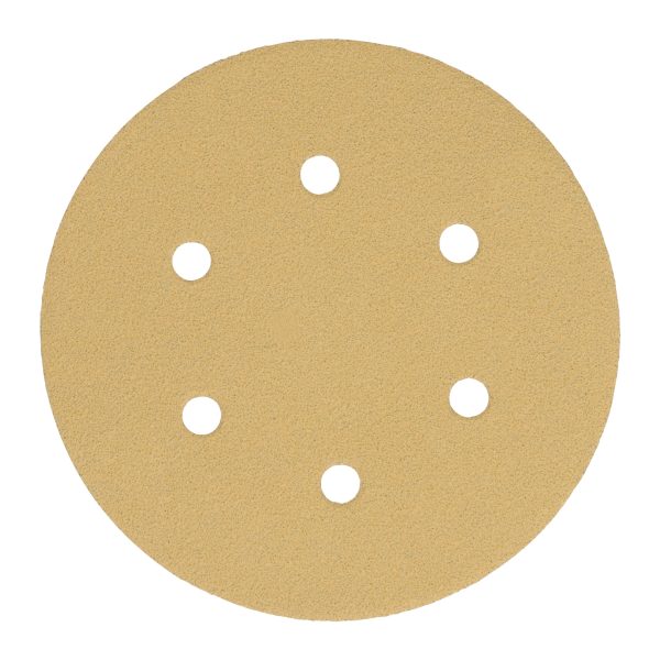 Disco PREMIUM 150mm fijación rápida (6 orif.) 320gr - 10uds