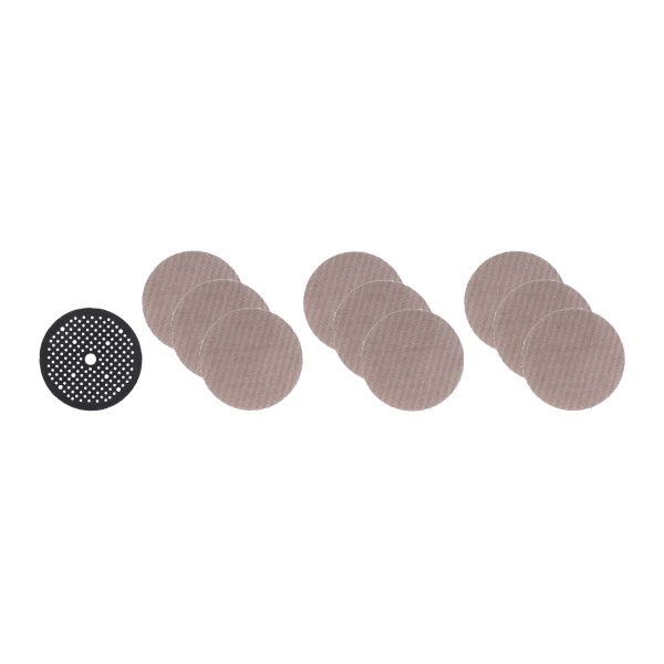 Juego disco MALLA y base de lijado de 125mm - 10uds