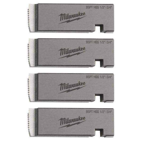Juego de peines 1/2" - 3/4" BSPT HSS para MXFPTR2