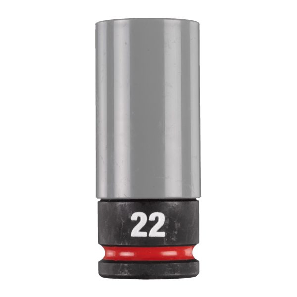 Vaso de impacto para llantas 1/2" largo 22mm