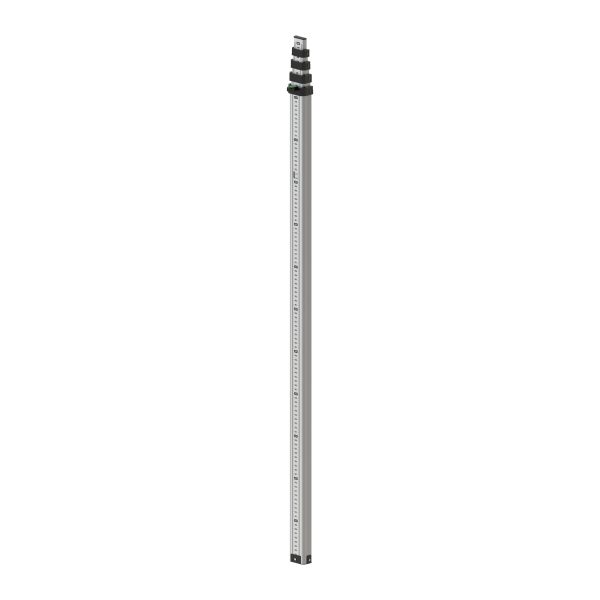 Regla para detector de láser